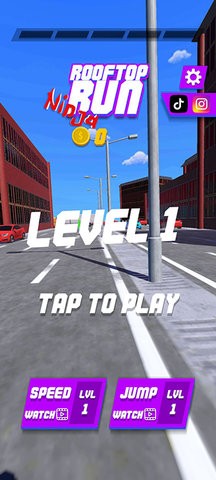 屋顶忍者跑