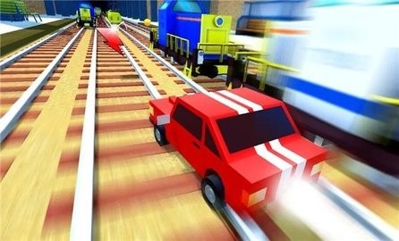 铁路卡通赛车