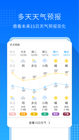 天气预报通大字版