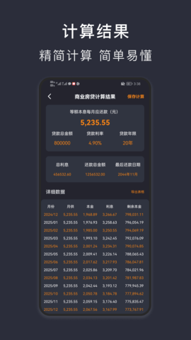 商业利率计算器