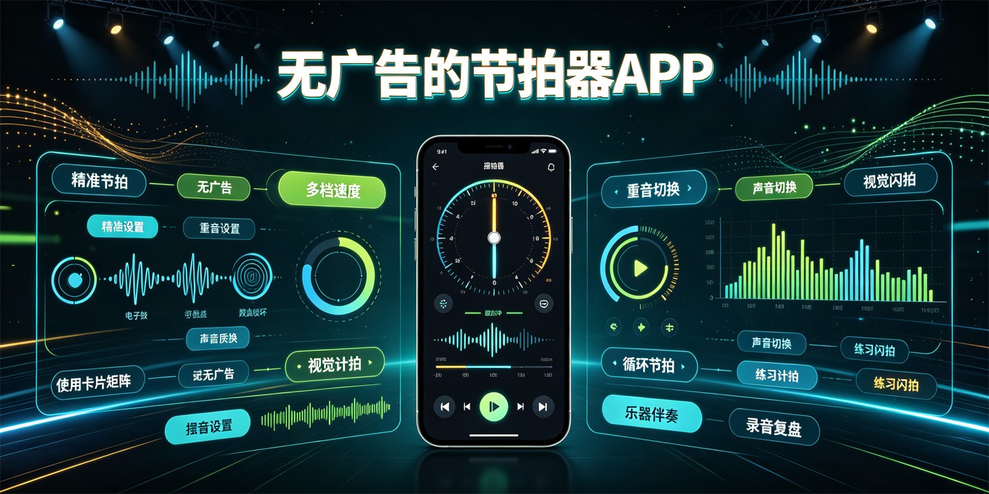 无广告的节拍器APP