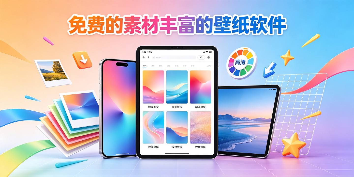 免费的素材丰富的壁纸软件