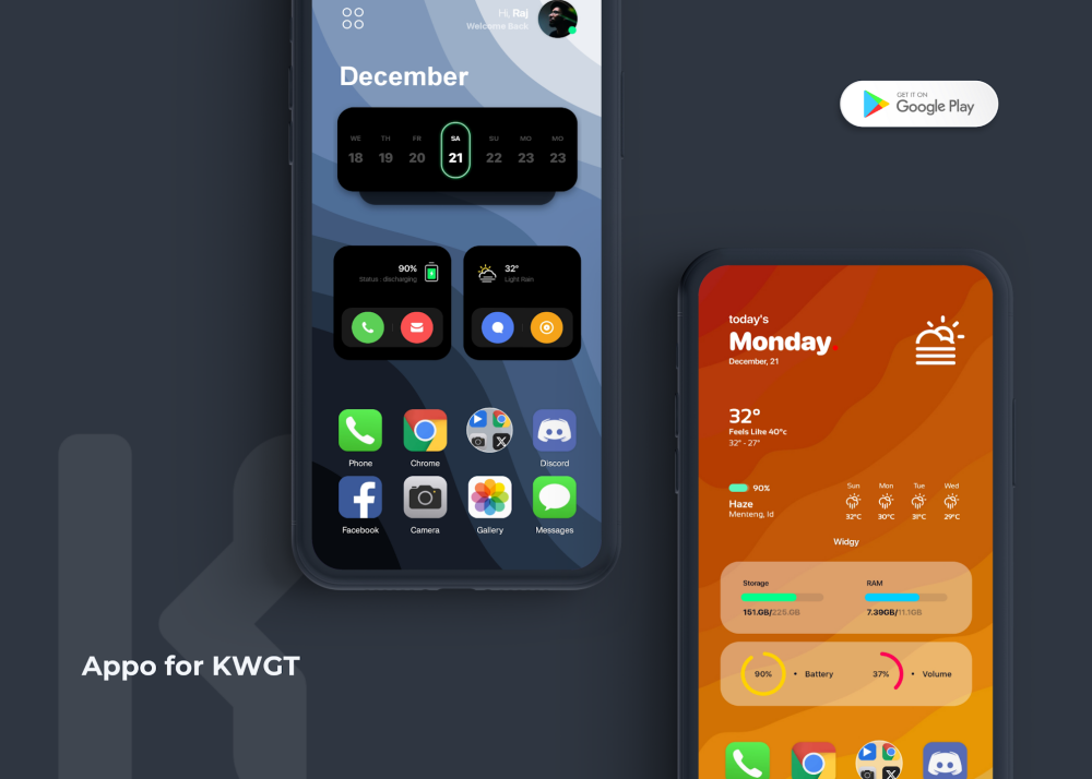 Apple for KWGT