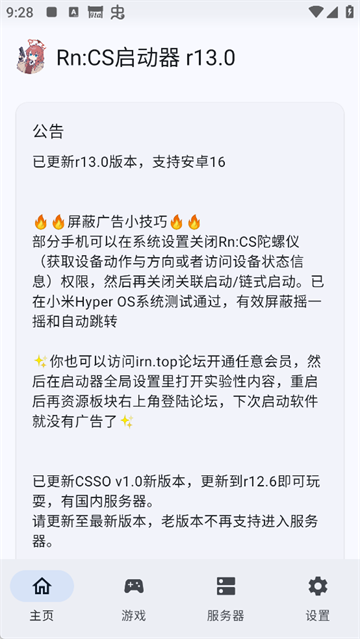 RnCS启动器