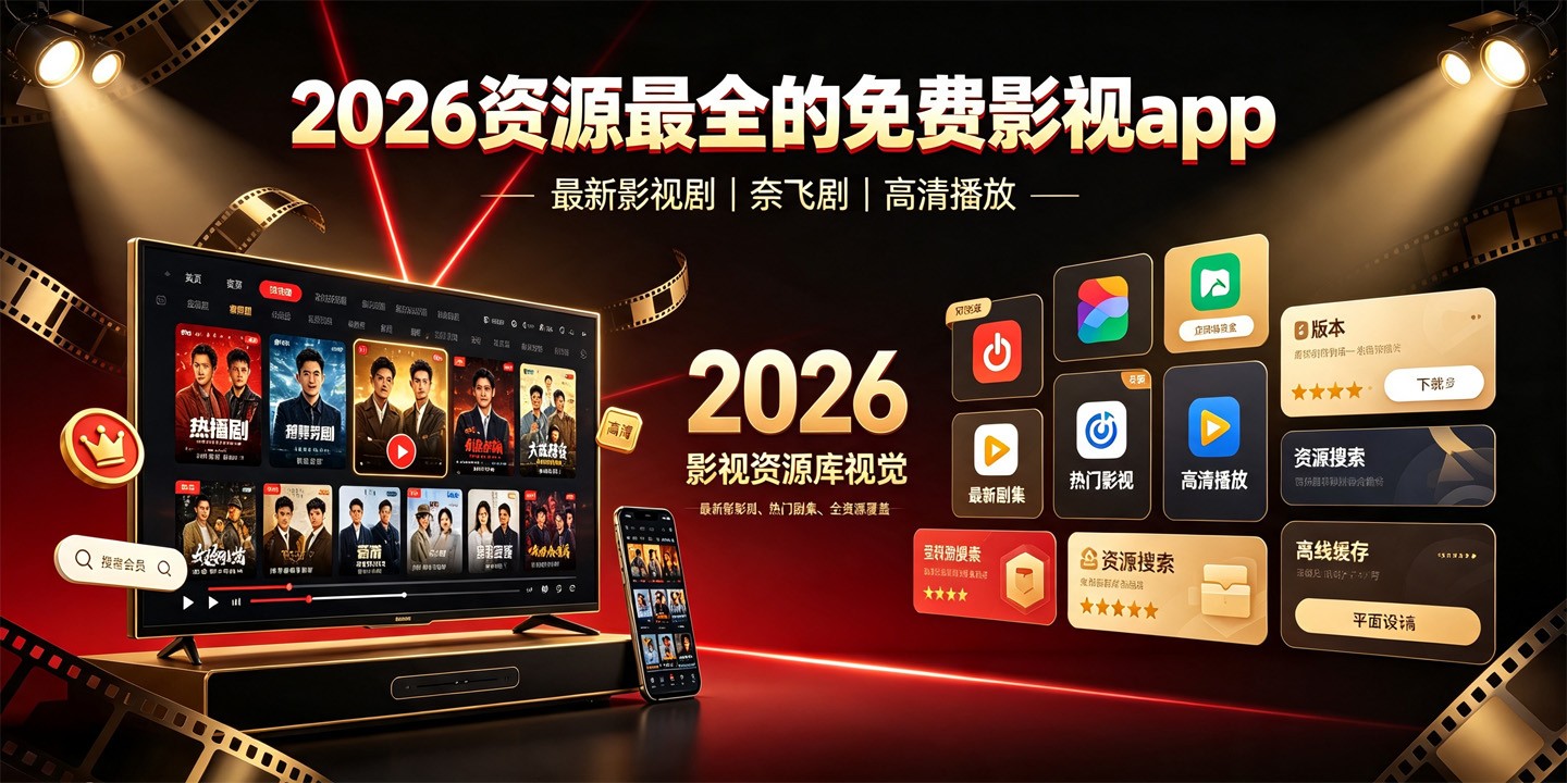 2026资源最全的免费影视app