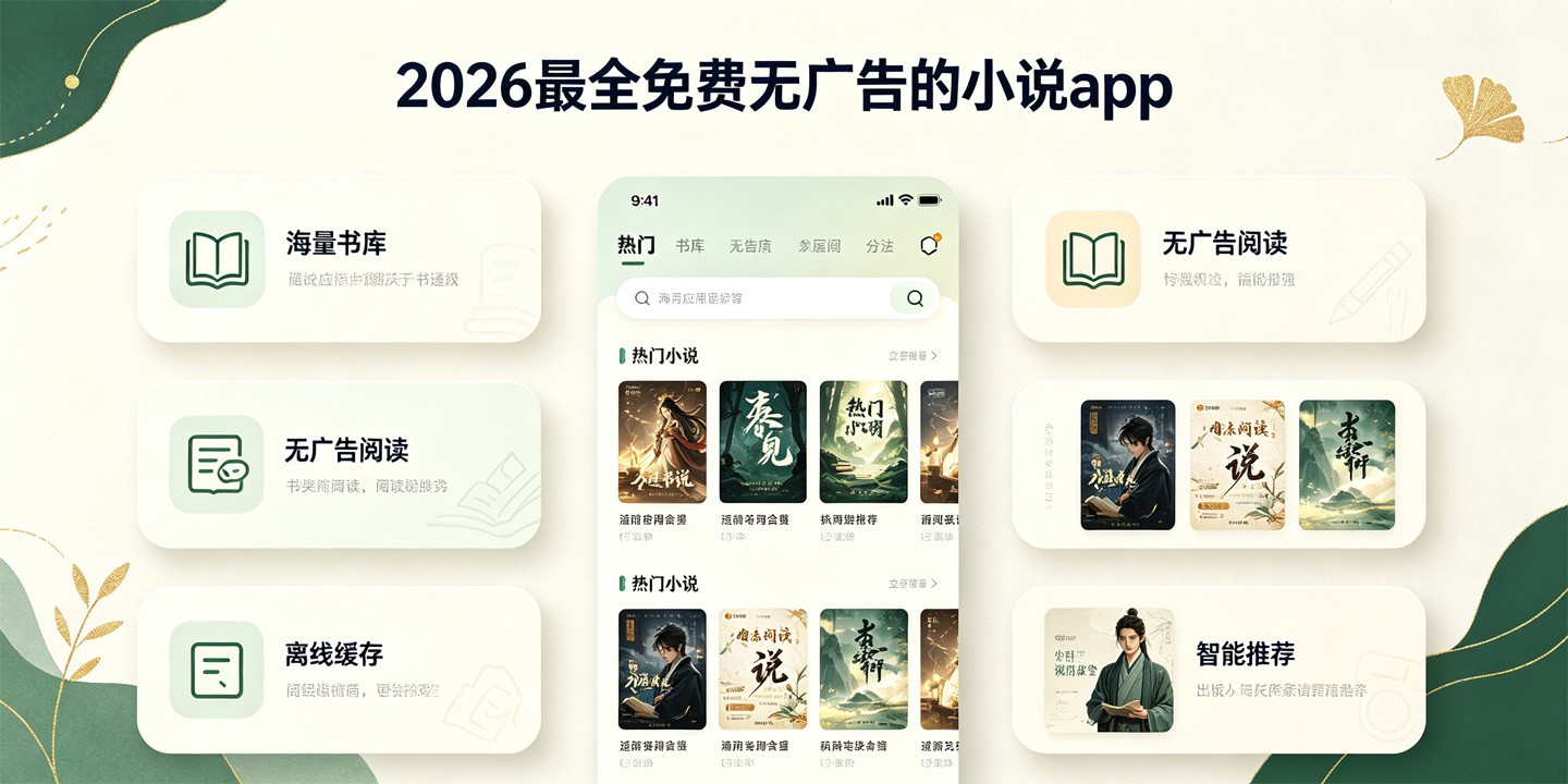 2026最全免费无广告的小说app