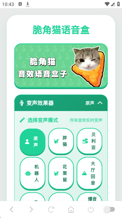 脆角猫语音盒