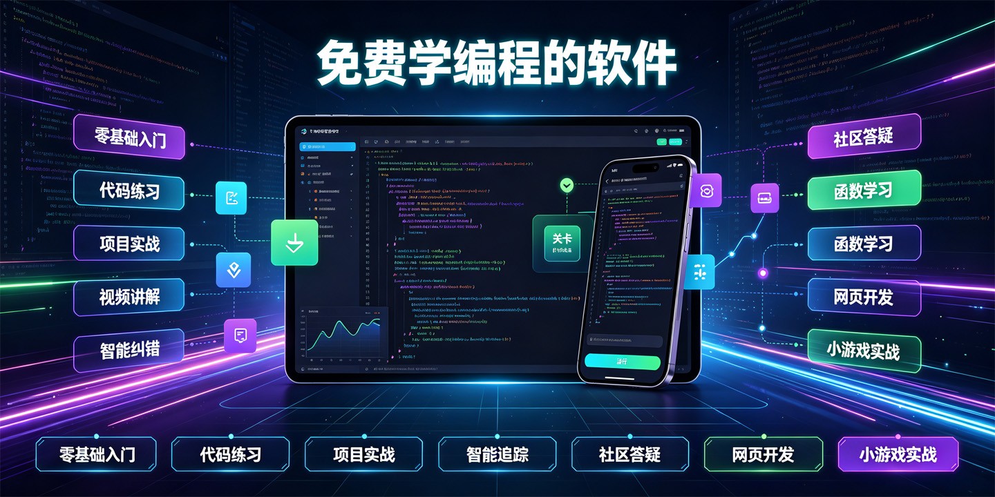 免费学编程的软件