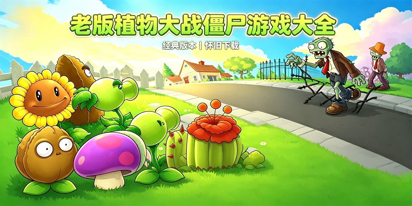 老版植物大战僵尸游戏大全