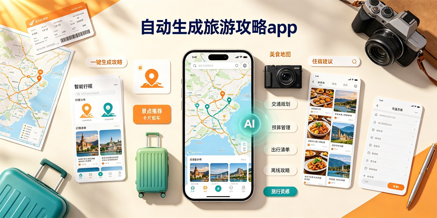 自动生成旅游攻略app