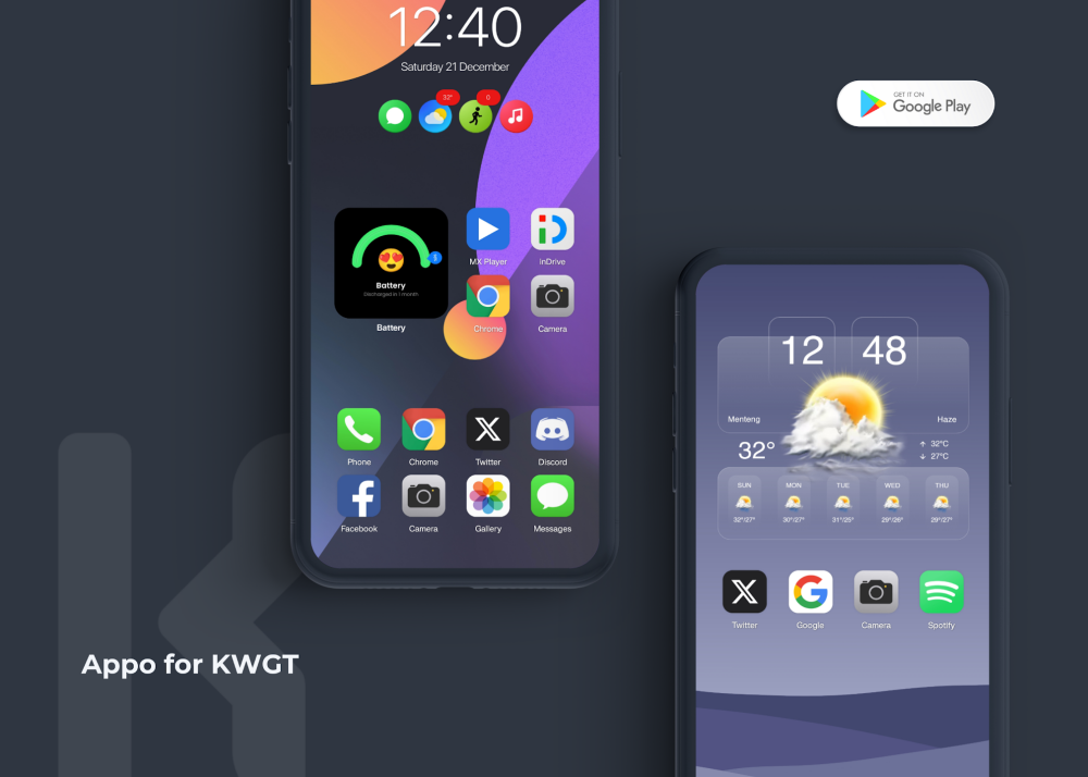 Apple for KWGT