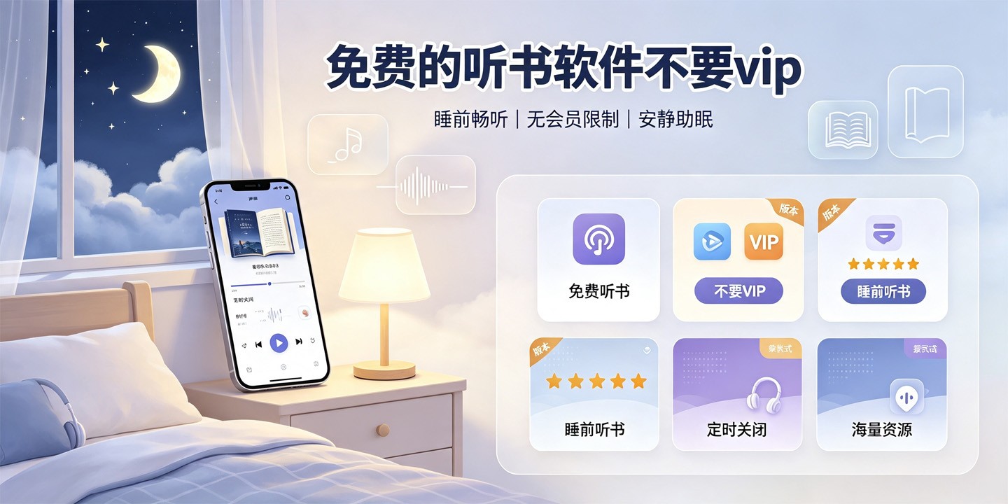免费的听书软件不要vip
