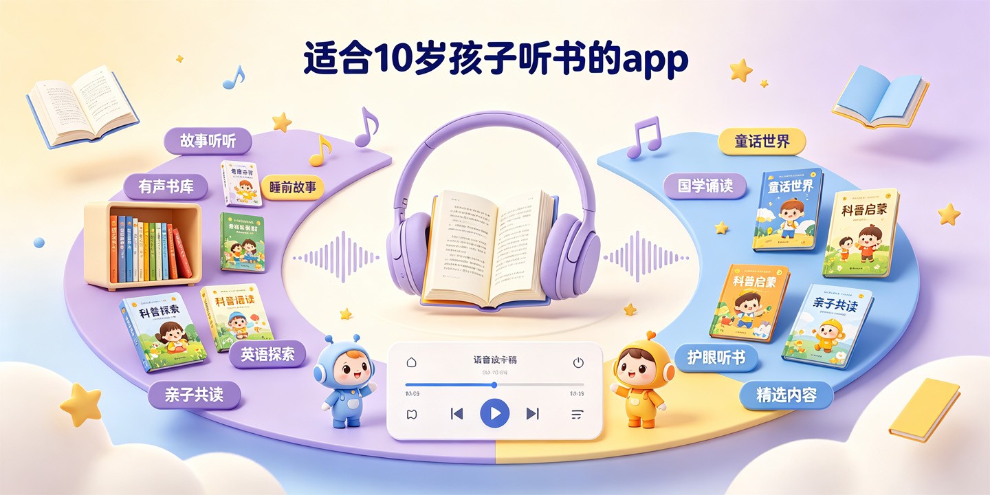 适合10岁孩子听书的app