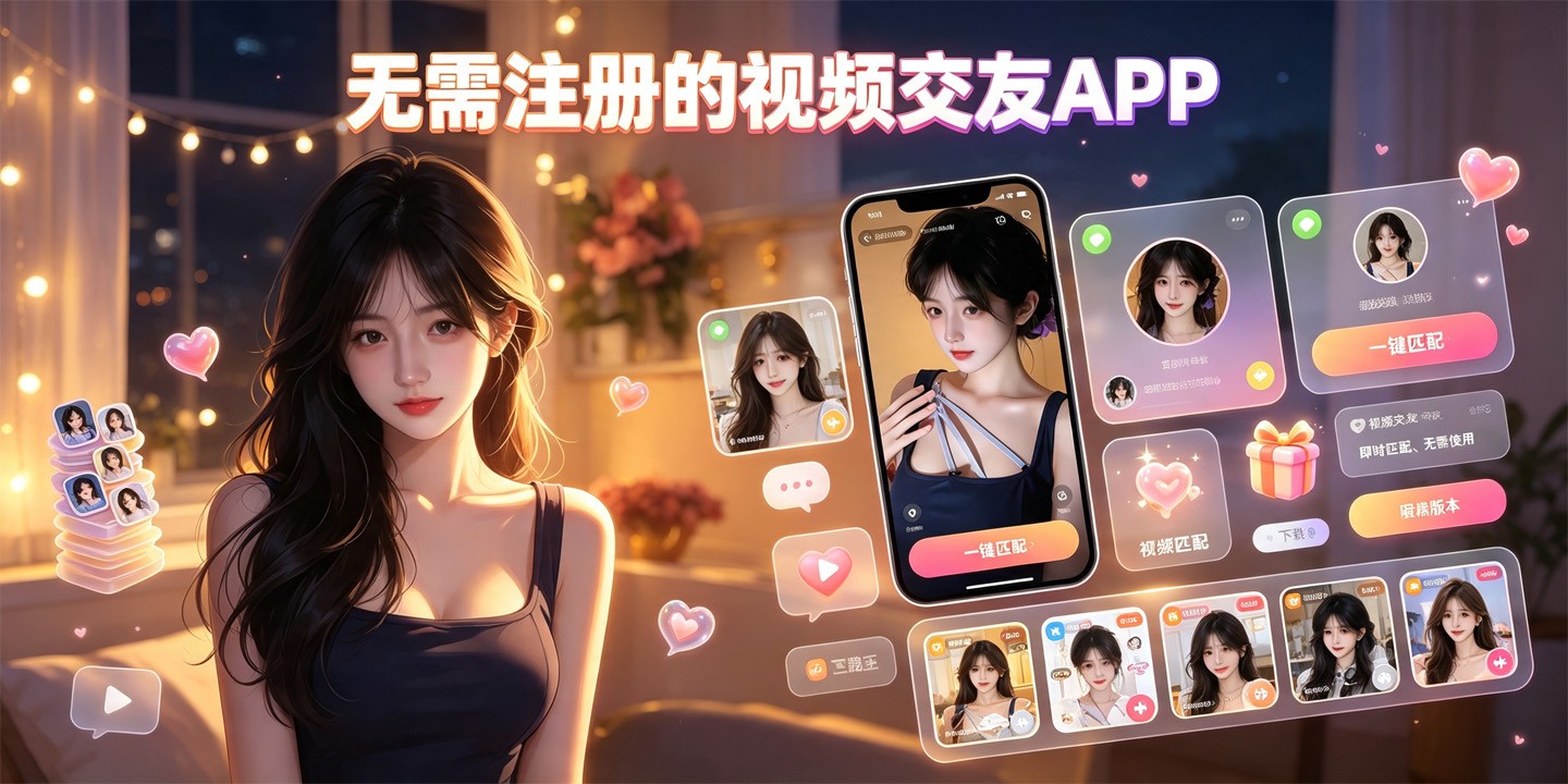 无需注册的视频交友APP