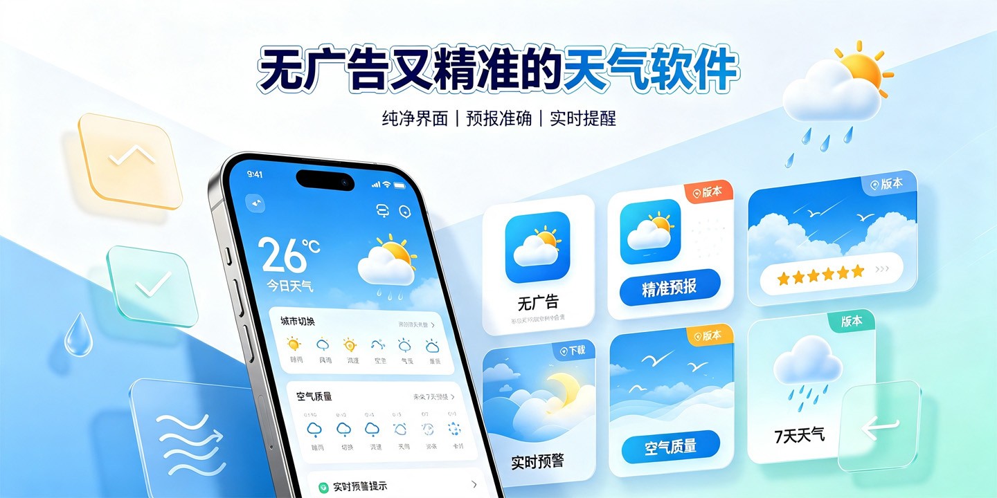  无广告又精准的天气软件