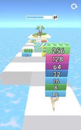 积木奔跑者2048