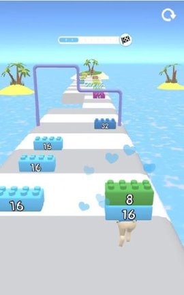 积木奔跑者2048