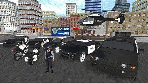 真正的警车驾驶模拟器3D