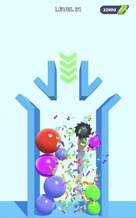 飞轮切气球