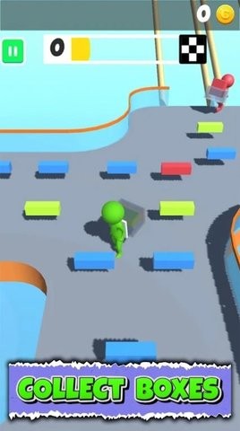 搭桥跑酷冲刺