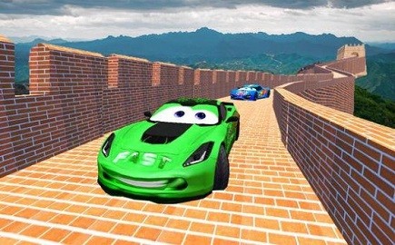 超级英雄闪电赛车